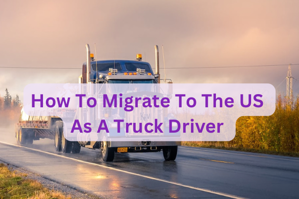How To Migrate to the US As A Truck Driver