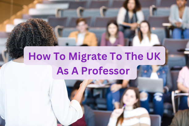 How To Migrate To The UK AS A Professor
