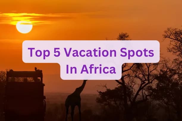 Top 5 Vacation Spots In Africa