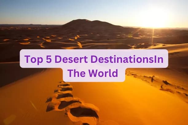 Top 5 Desert Destinations In The World