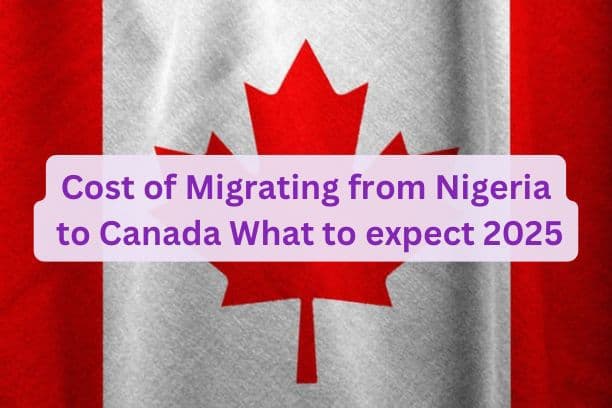 Cost of Migrating from Nigeria to Canada What to expect 2025