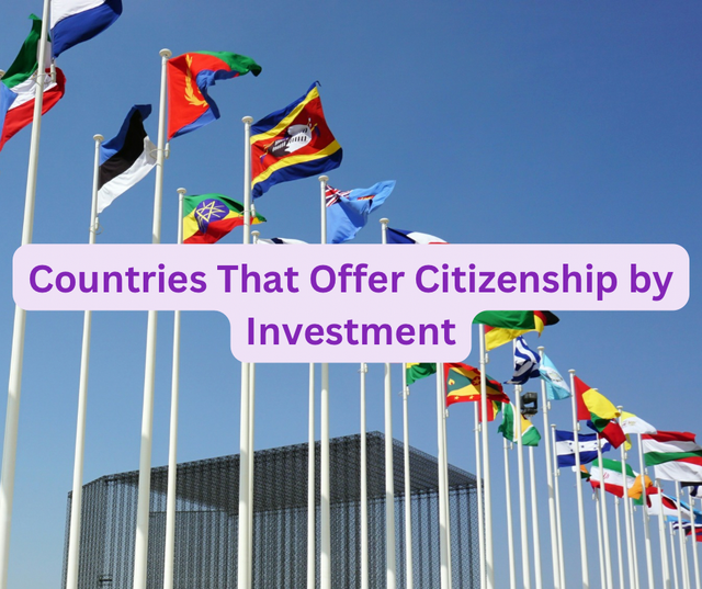 Countries That Offer Citizenship by Investment