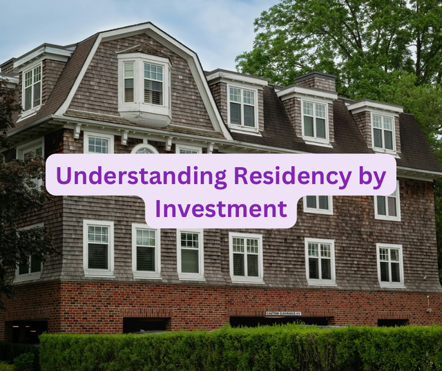 Understanding Residency by Investment
