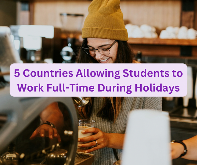 5 Countries Allowing Students to Work Full-Time During Holidays