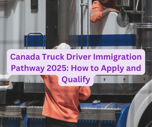 Canada Truck Driver Immigration Pathway 2025: How to Apply and Qualify