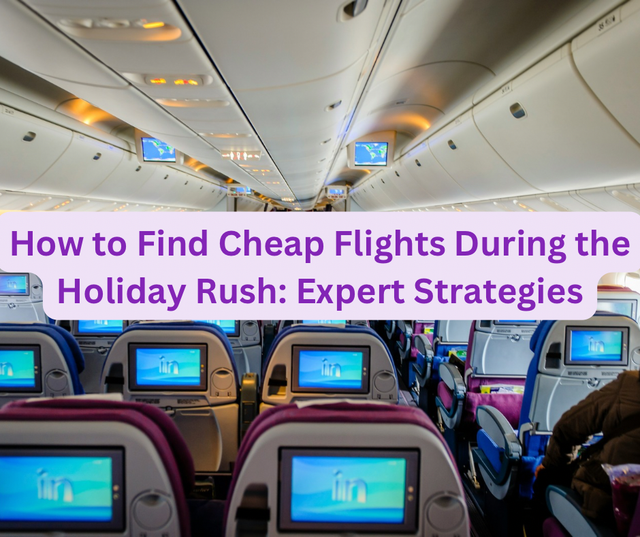 How to Find Cheap Flights During the Holiday Rush: Expert Strategies
