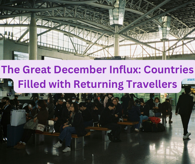 The Great December Influx: Countries Filled with Returning Travellers