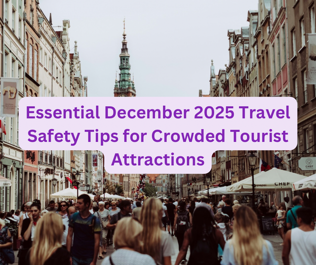Essential December 2025 Travel Safety Tips for Crowded Tourist Attractions
