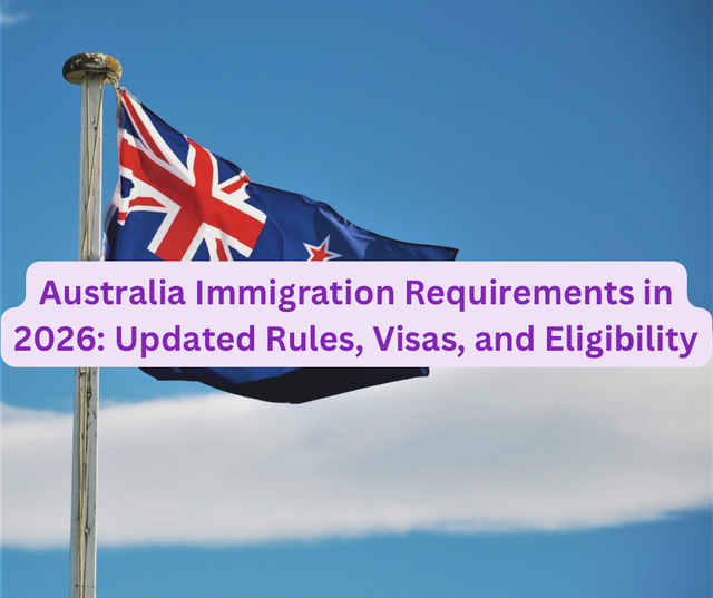 Australia Immigration Requirements in 2026: Updated Rules, Visas, and Eligibility