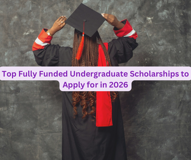 Top Fully Funded Undergraduate Scholarships to Apply for in 2026